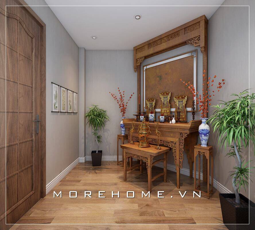 Bàn thờ gỗ tự nhiên